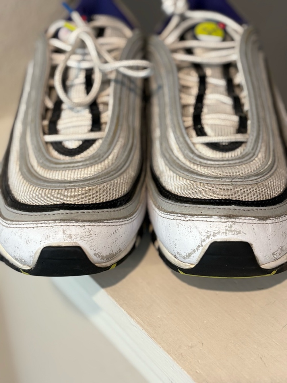 Nike Mens Air Max 97 Kaomoji White Shoes (DD9598-100) Size 11 - Picture 9 of 12